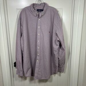 Ralph Lauren Classic Fit Long Sleeve Button Down Shirt Men’s 3XLT Tall